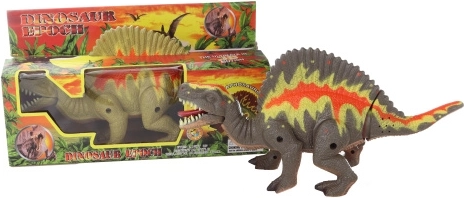 Walking dinosaur with lights and sounds, 33 cm