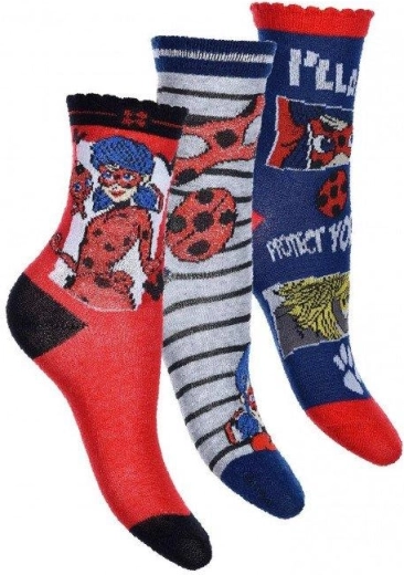 Sun City sock set Miraculous Ladybug (3 pairs)