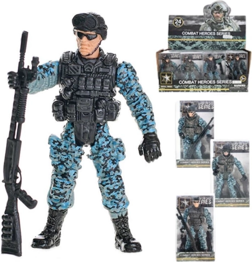 Plastic Soldier with Weapon – 4 Types