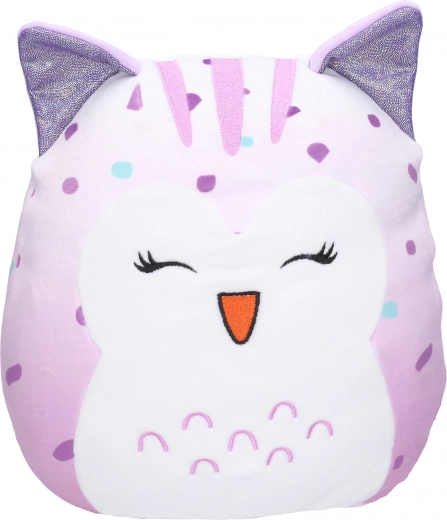 Plüüsist öökulli motiiviga padi 25 cm