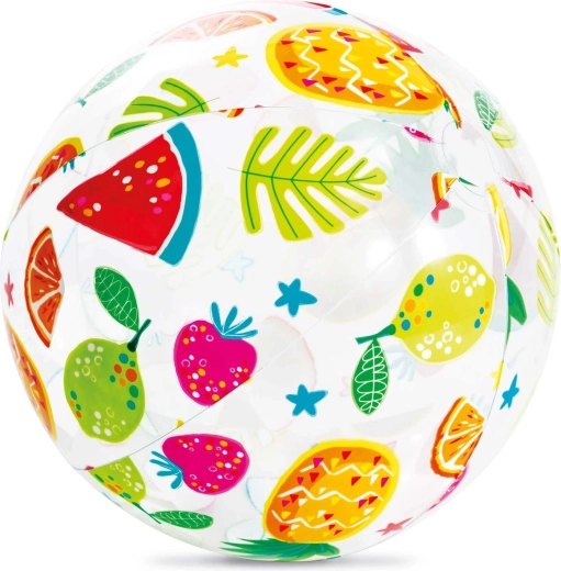 Täispuhutav rannapall puuviljamustriga 51 cm Intex