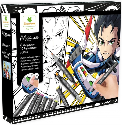 Artissimo Manga Superheroes Creative Set for Illustrators