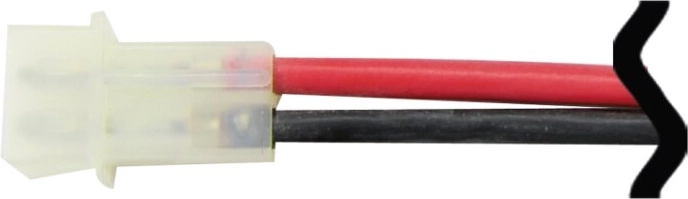 Silikoonist ühenduskaabel AMP-pistikuga, 1,5 mm², 18 cm