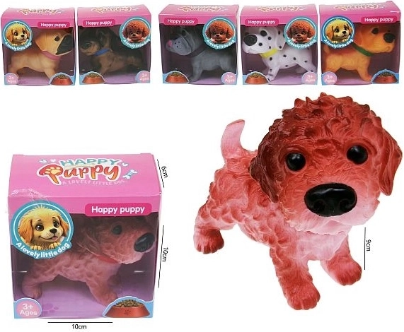 Koerafiguur Happy Puppy 10 cm (juhuslik valik)