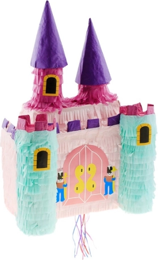 Printsessilossi piñata tõmmatavate paeltega