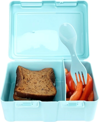 Two compartments for perfectly separated food