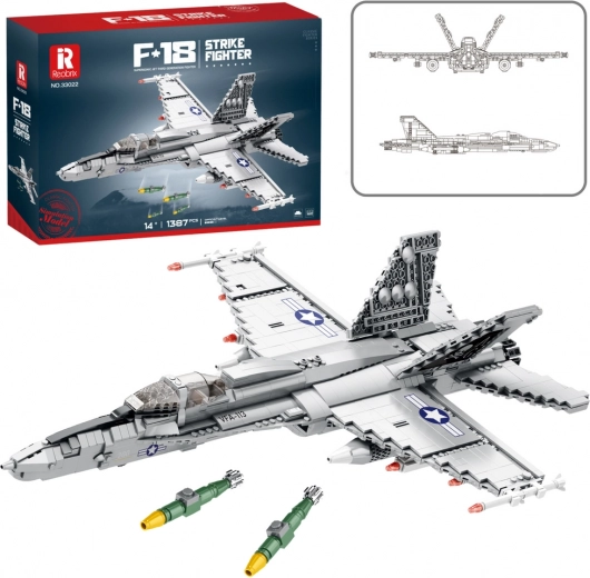 Konstruktoriklotsid Hävitaja F-16 Fighting Falcon