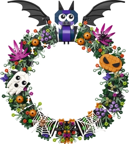 Halloweeni dekoratiivne riputatav pärg