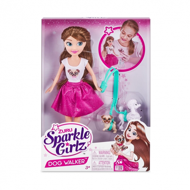 Sparkle Girlz nukk kahe koerakesega 28 cm