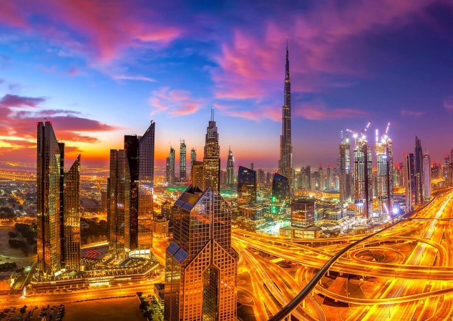 ENJOY pusle Päikesetõus Dubai kohal – 1000 tükki