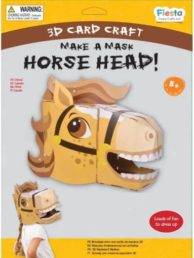 Fiesta Crafts loovkomplekt 3D mask Hobune