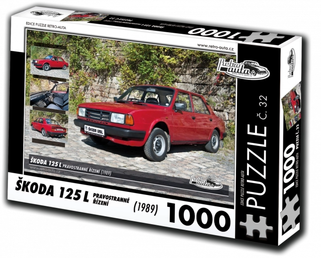 Retro-autode pusle Škoda 125 L parempoolse rooliga (1989) – 1000 tükki