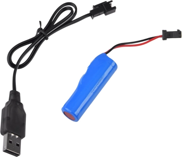Rechargeable battery and USB cable included