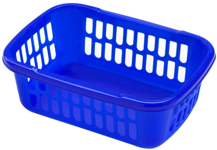 Heidrun Plastic Basket 28 × 20 cm, assorted colors