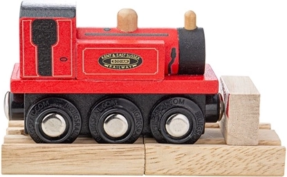 Bigjigs Rail puidust vedur Terjer punane