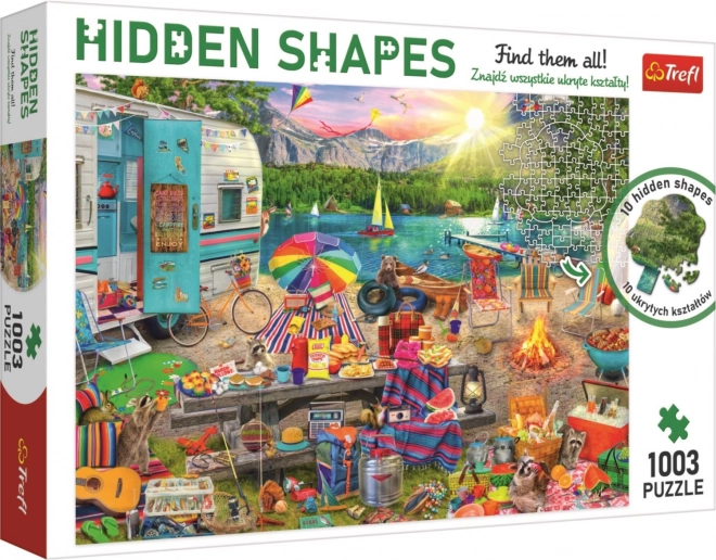Puzzle Hidden Shapes – retk haagissuvilaga