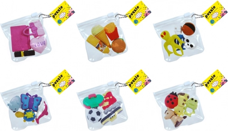 TOYS INN pusle-kustutuskummid – komplekt 4 tk