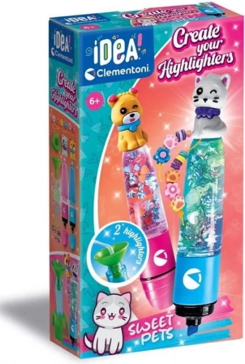 Clementoni Idea creative kit for making highlighters Sweet Pets