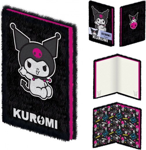 Kuromi plüüsist märkmik