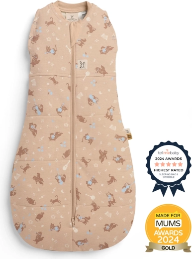 ErgoPouch Cocoon Melody 2.5 TOG Swaddle and Sleeping Bag 2-in-1