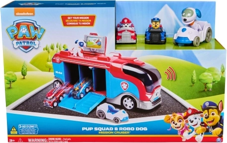 Paw Patrol Mission Cruiser autodega ja robokoeraga