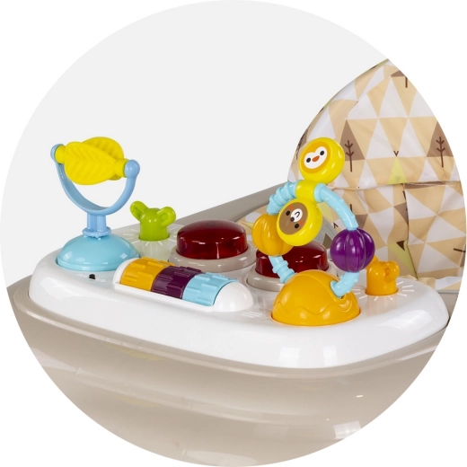 Interaktiivne mängupult tulede ja meloodiatega