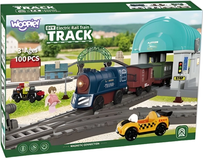 Electric locomotive with light and sound