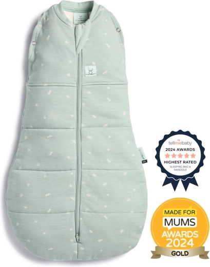 2-ühes mähkimiskott ja magamiskott Cocoon sage 0–3 k (3–6 kg), 2,5 tog ErgoPouch