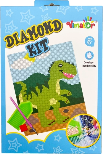 Teemantmaal BABY Dino – loovkomplekt lastele