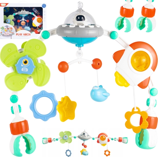 Universal Hanging Arch for Crib and Stroller Ufo with Music Panel
