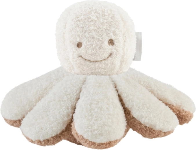 Nattou plush octopus rattle ecru 20 cm