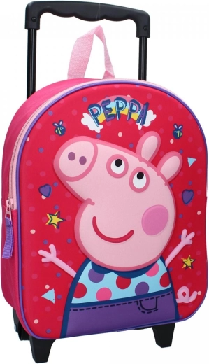 3D ratastel laste reisikott-seljakott Peppa Pig