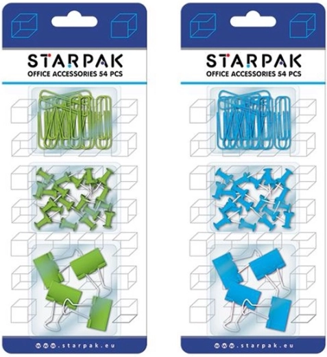 Kontoritarvikute komplekt 2 värvitoonis