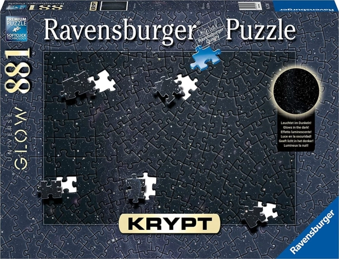 Ravensburgeri pusle Krypt Universe Glow 881 tükki