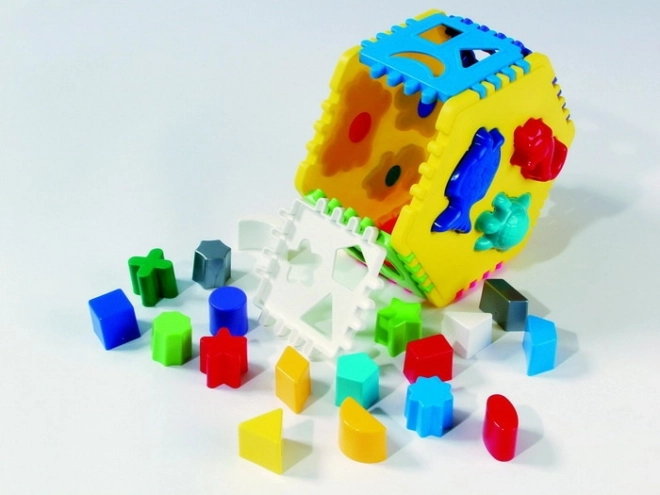 Galaxy Hexagon Shape Sorter – educational toy for fine motor development