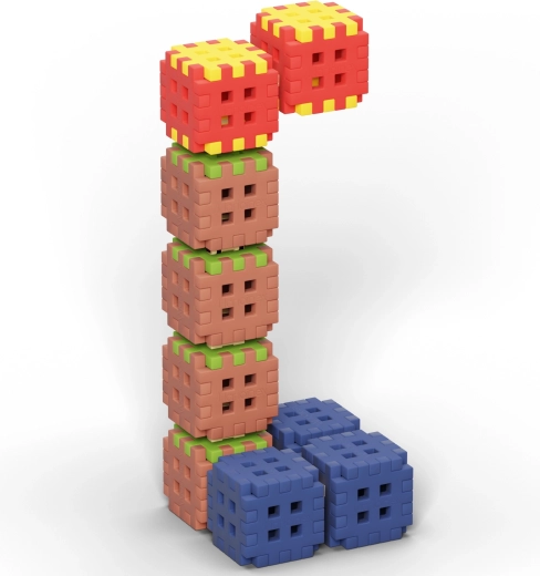 Stable, tall builds thanks to 16 connectors