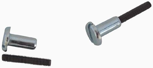 Connecting fitting 57 mm zinc