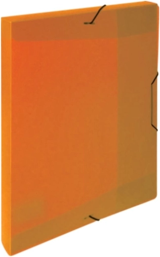 A5 Box with Elastic Opaline Orange