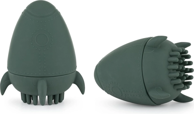 Soft silicone and a shape made for small children’s hands