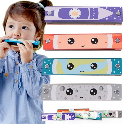 Wooden Harmonica Classic World for Children