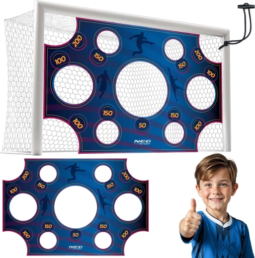 Neo-Sport training target sheet for a football goal 300 × 200 cm