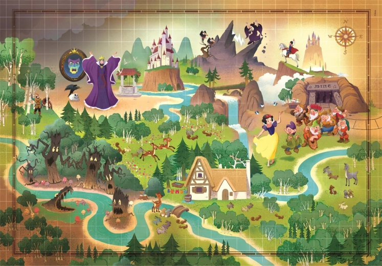 Puzzle Story Maps: Lumivalgeke 1000 tükki