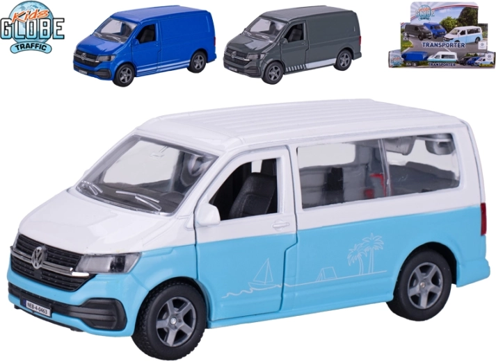 Kids Globe Traffic VW Transporter metallmudel 13,5 cm tagasitõmbefunktsiooniga