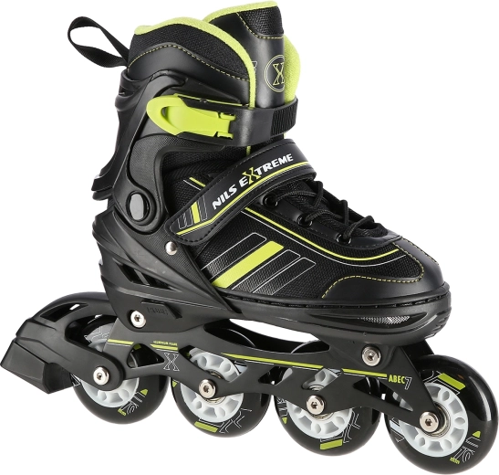 2-in-1 Inline Skates NILS Extreme NH18191 Black-Yellow – S (29-33)