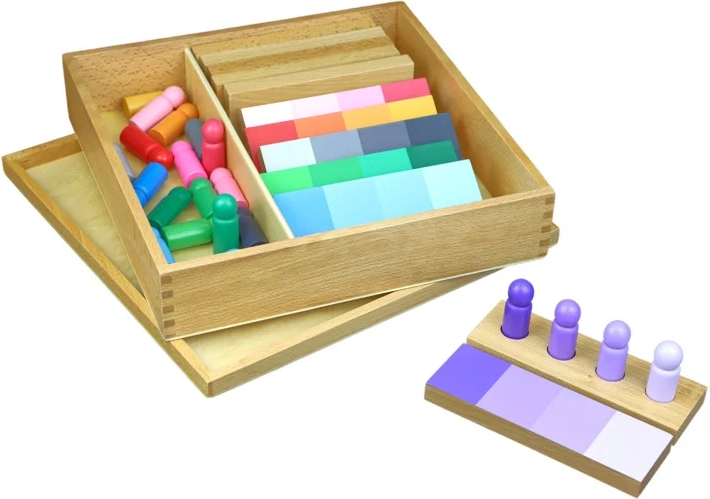 Moyo Montessori värvide varjundite sobitamine – kujukesed ja plaadid
