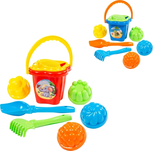 Sand set with bucket – 5 pcs