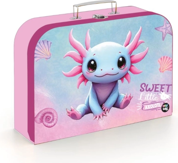 Laste lamino kohver Axolotl 34 cm