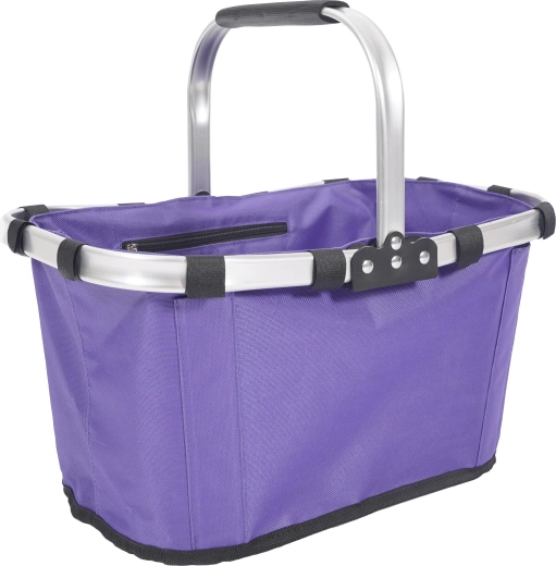 Kokkupandav ovaalne ostukorv 43 × 28 × 23 cm – lilla
