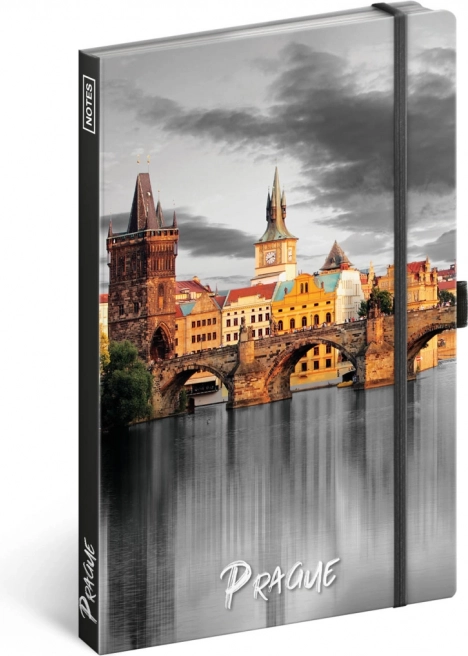 Elegant Prague Notebook with Magnetic Closure
