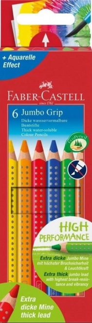 Faber-Castell värvipliiatsid Jumbo Grip 6 tk